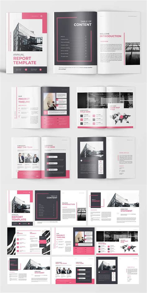 Annual Report Template INDD | Annual report, Booklet design, Template ...