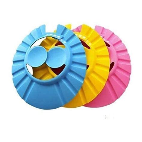 Baby Shower Cap, Adjustable Safe Soft Bathing Cap, Wash Hair For Child