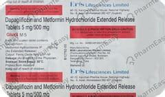 Gluxit M 5mg Strip Of 10 Tablets: Uses, Side Effects, Price & Dosage ...