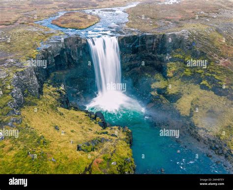 Waterfall gufufoss river fjardara iceland hi-res stock photography and ...