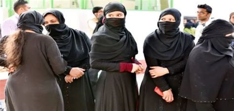 Karnataka: Student removes hijab to write exam after counseling