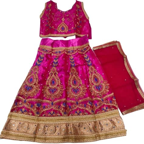 Lehenga Premium Children's Indian Clothes Extract | Shopee Malaysia