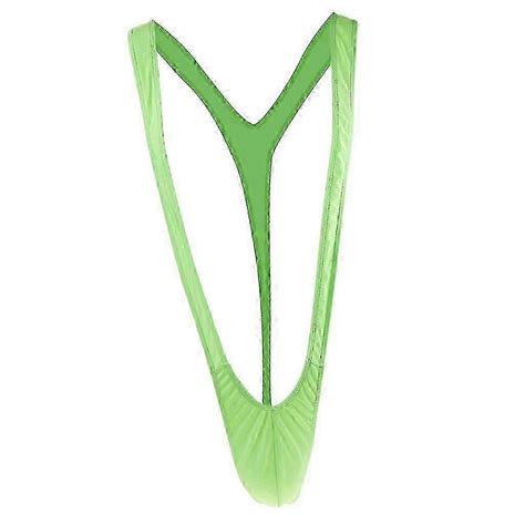 Men's Stylish Borat Thong Swimsuit Mankini Lingerie Trunks with C ...