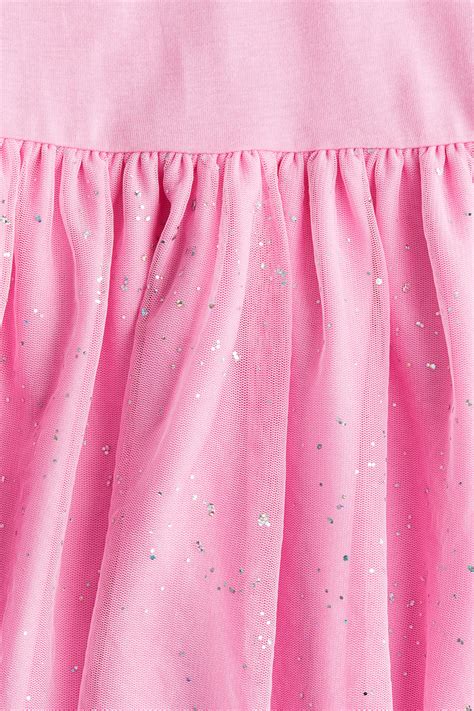 Tulle-skirt jersey dress - Pink - Kids | H&M IN