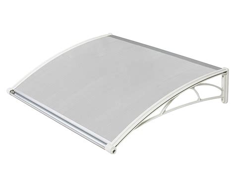 Nadstrešnica Za Vrata 82x120cm Bela Baza Ploča Providna 6mm | Akcijska ...