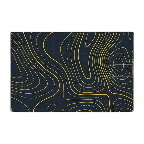 Yellow Contour Lines Asus Vivobook Pro 15 M6500QC & M6500 QH Laptop Sk