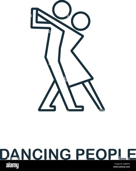 Dancing People icon from party collection. Simple line element Dancing ...