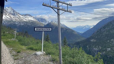 I played tourist this week and rode the White Pass and Yukon Route RR ...