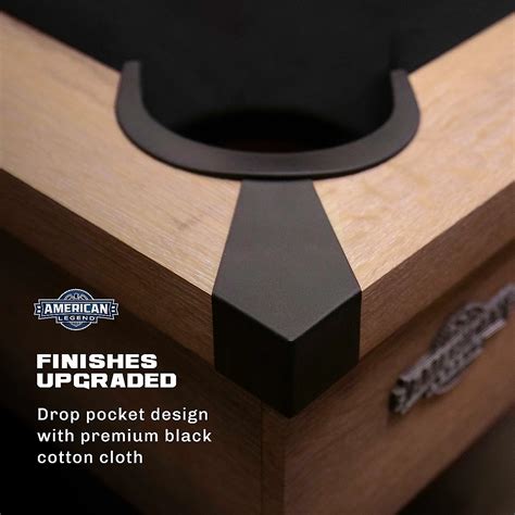 American Legend 84" Windsor W-Leg Billiard Table | Academy