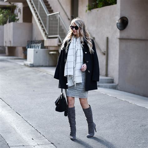 Heathered Grey Sweater Dress