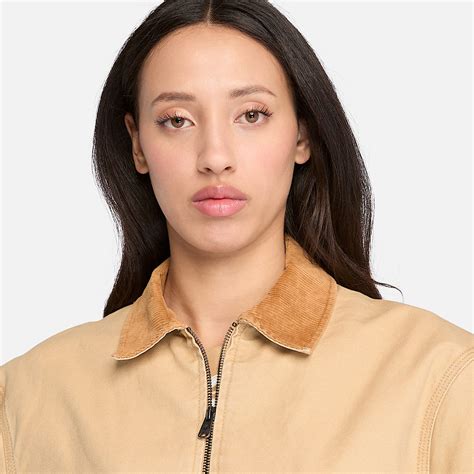 Strafford Washed Canvas Jacket for Women in Yellow