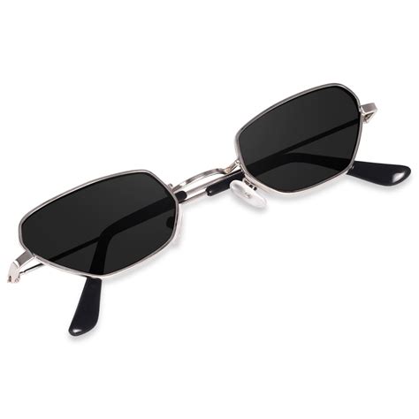 Buy HAYDEN haiza Black Lens with Silver Metal Cateye Premium Sunglasses ...