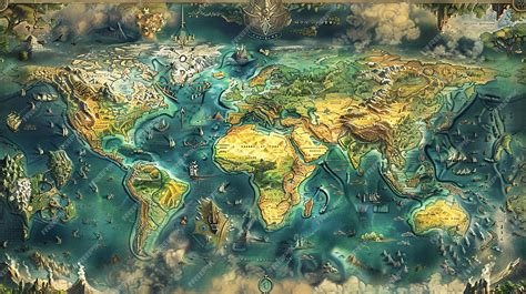 Realistic World Map 的图像结果