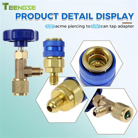 TEENGSE R134A Refrigerator Freon Recharge Hose Kit India | Ubuy