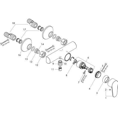 Focus Shower mixers: 1 function, Chrome, Item No. 31960000