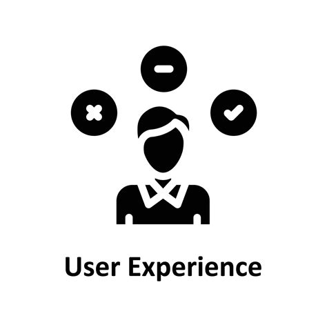User Experience Vector Solid Icons. Simple stock illustration stock ...