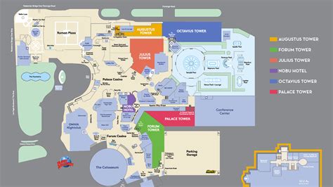 Caesars Palace Map 2026 - Full Layout & Tips | Getawayk™