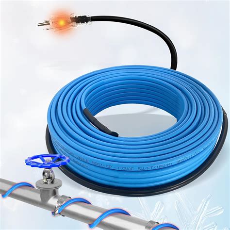 Heat Tape 100FT For Water Pipes,Heating Cable For Pipe Freeze Sublimation Blanks