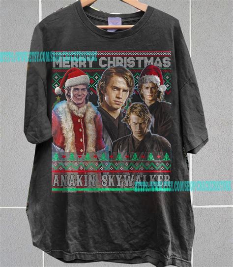 Merry Christmas Anakin Skywalker T-shirt - Etsy
