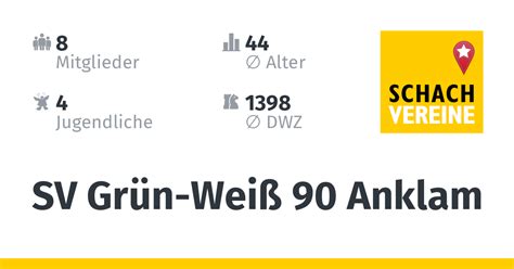 SV Grün-Weiß 90 Anklam Schachabteilung (Schach in Deutschland)