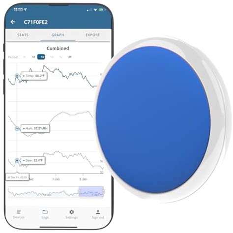 Tempo Disc Compact Thermometer, Hygrometer and Dew Point Sensor India ...