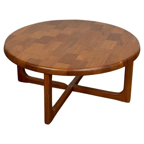 Massive Solid Teak Block Coffee Table at 1stDibs | solid wood block ...