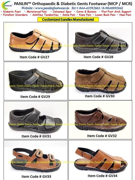 Diabetic Footwear India, MCR Chappals, MCR Sandals Customizated