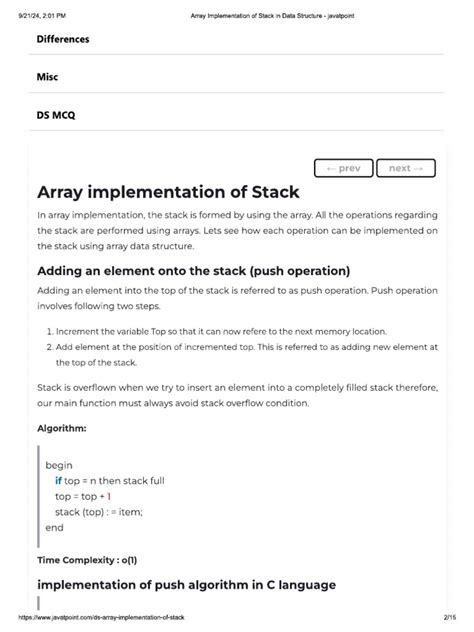 Image result for Stack Array