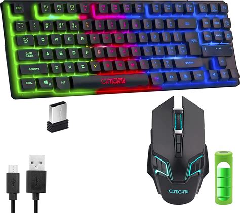 Gaming Wireless TKL Keyboard Mouse Combo India | Ubuy