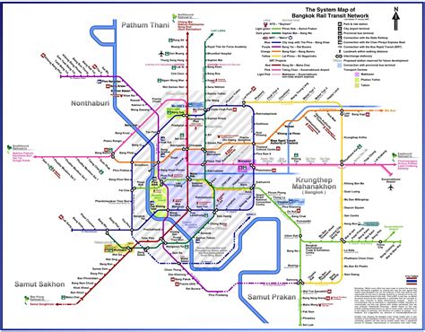 Free map of Bangkok to download in PDF