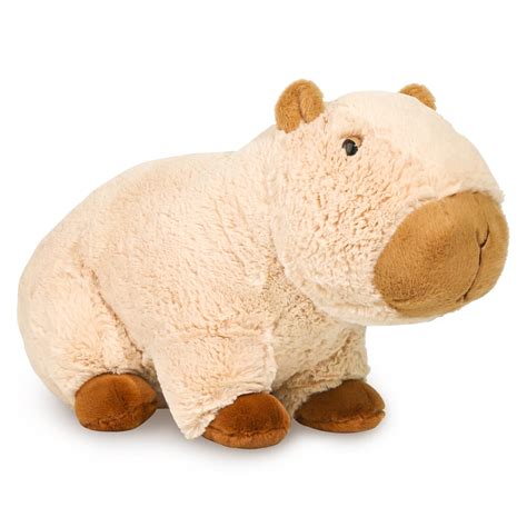 Riuhot Cute Capybara Plush Pillows Kawaii Soft Capybara Stuffed Animals ...