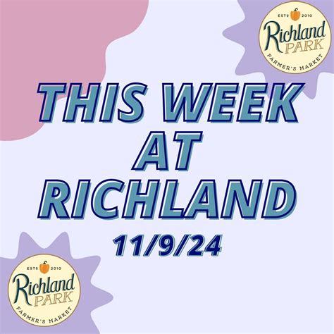 Richland Park Farmer's Market