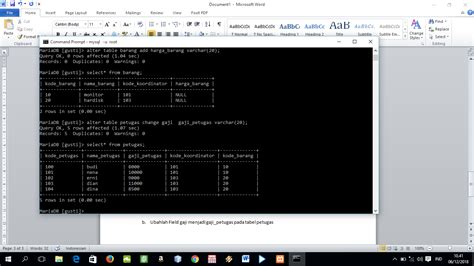 Contoh Syntax MySQL 的图像结果