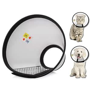 A+a Pets' Elizabeth Collar - Swift Heal Recovery Cone for Dogs and Cats ...