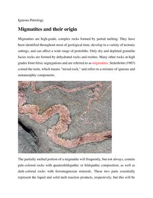 The Cumulate Textures - EASC 421 Igneous Petrology The Cumulate ...