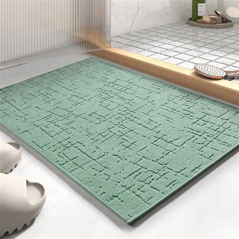 Amazon.com: AMOAMI-Bath Mat-Super Absorbent Quick Dry Bathroom Floor ...