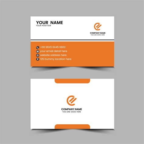 Simple Business Card Template 的图像结果