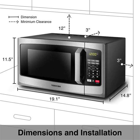 Width Of Microwave