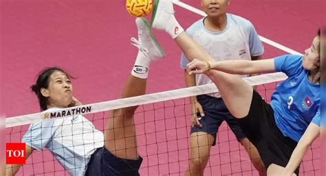 Indian women end campaign, men keep hopes alive in quadrant Sepaktakraw ...