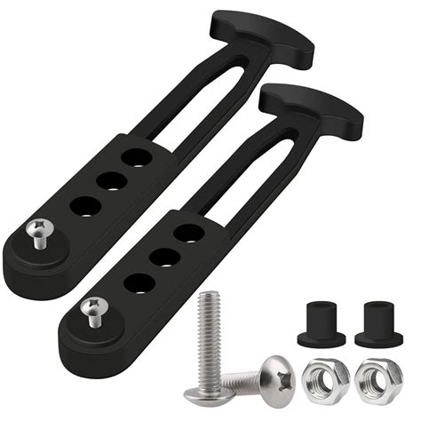 Buy 2 Pack Boat Telescoping Ladder Rubber Strap Boarding Fixed Lock ...