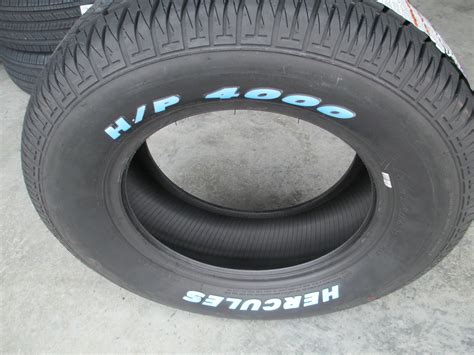 2 New 215/70R14 Inch Hercules H/P 4000 White Letter Tires 2157014 70 14 ...
