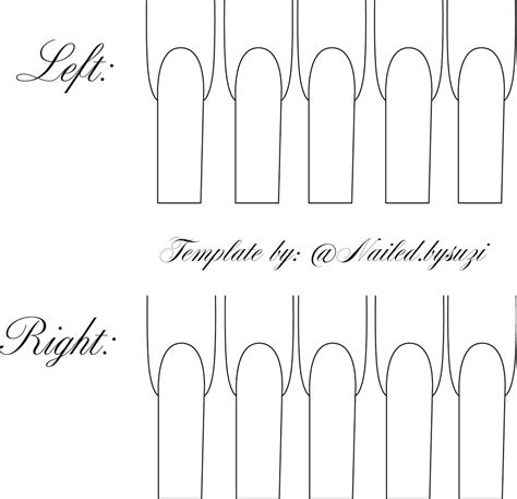 square long squared nails template design kwadrat | Unghie idee, Unghie, Unghie gel