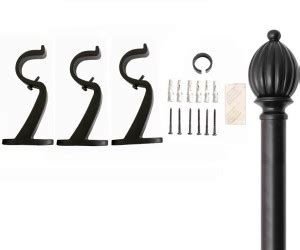 Deco Window Black Rod Rail Bracket Price in India - Buy Deco Window ...