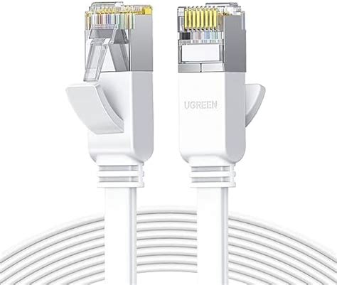 UGREEN CAT 6 Flat Ethernet Cable 15m, Pure Copper Core High-Speed ...