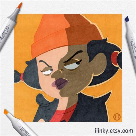 Ashley Spinelli Recess Fan Art by iiinky_ ORIGINAL MARKER DRAWING 1 of ...