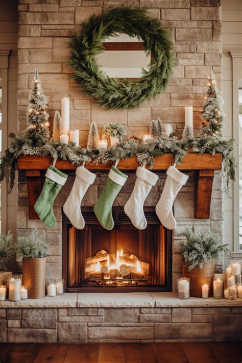 40 farmhouse christmas mantel decor ideas for a merry home – Artofit