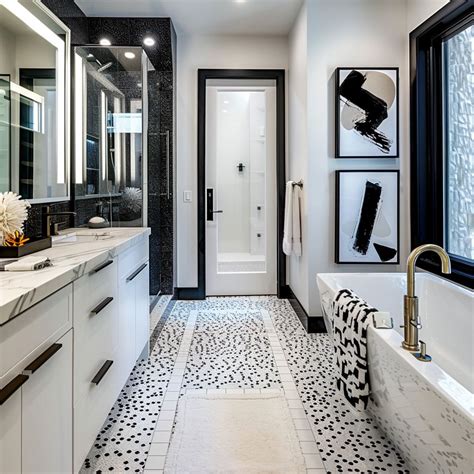 White Bathroom Interior Design Ideas 100+ Black And White Bathroom