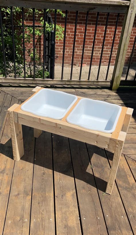 Sensory Table Digital Plans Build Your Own Sensory Table Mud Kitchen ...