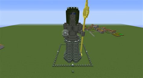 Minecraft Mermaid Statue Tutorial 的图像结果