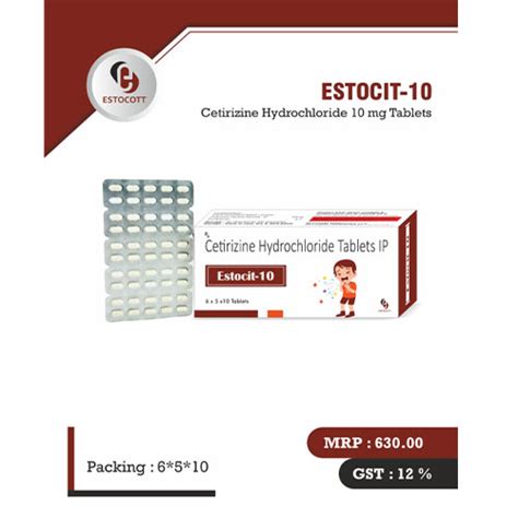 ESTOCIT-10 TABLETS Estocott Pharma Pvt. Ltd.